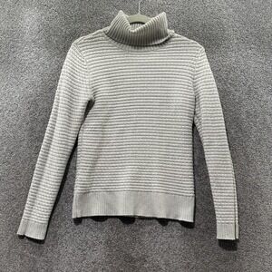 J Crew Textured Turtleneck Sweater Womens XXS Beige‎ Long Sleeve H3909
